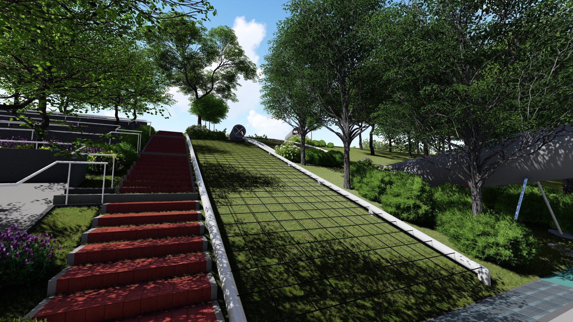 暖暖運動公園3D示意圖